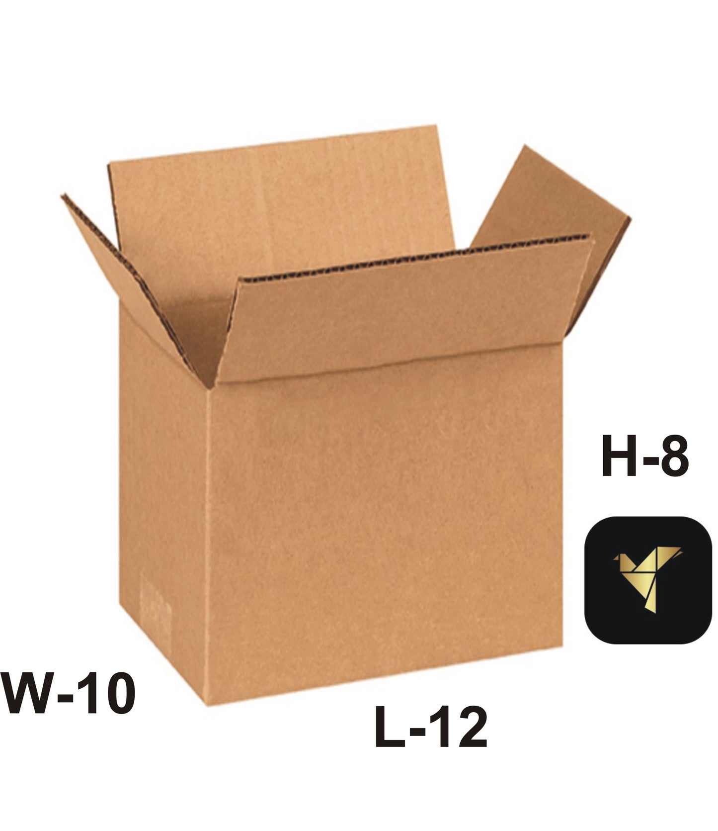 Corrugated Box 12x10x8 (Bundle of 10)