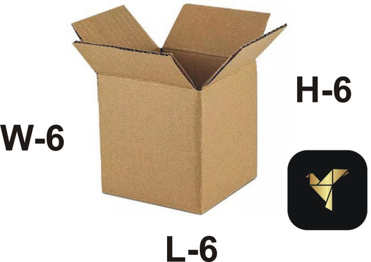 Bundle of 100 Box - Size  6x6x6 Inch